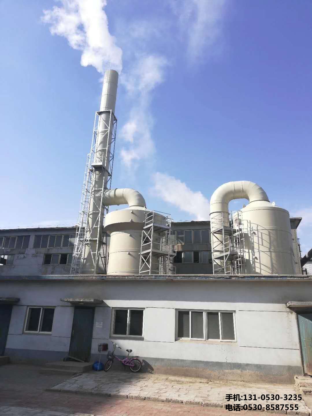 山東某化工廠(chǎng)PP廢氣吸收塔